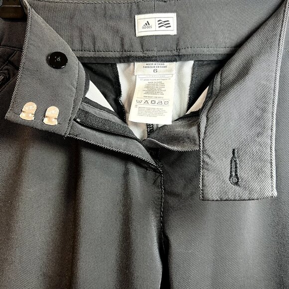 Adidas Womens Pants Size 6 Black Trousers Activewear Golf Work Casual - Picture 10 of 16